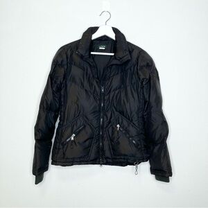 J. Crew Classic Black Puffer Jacket